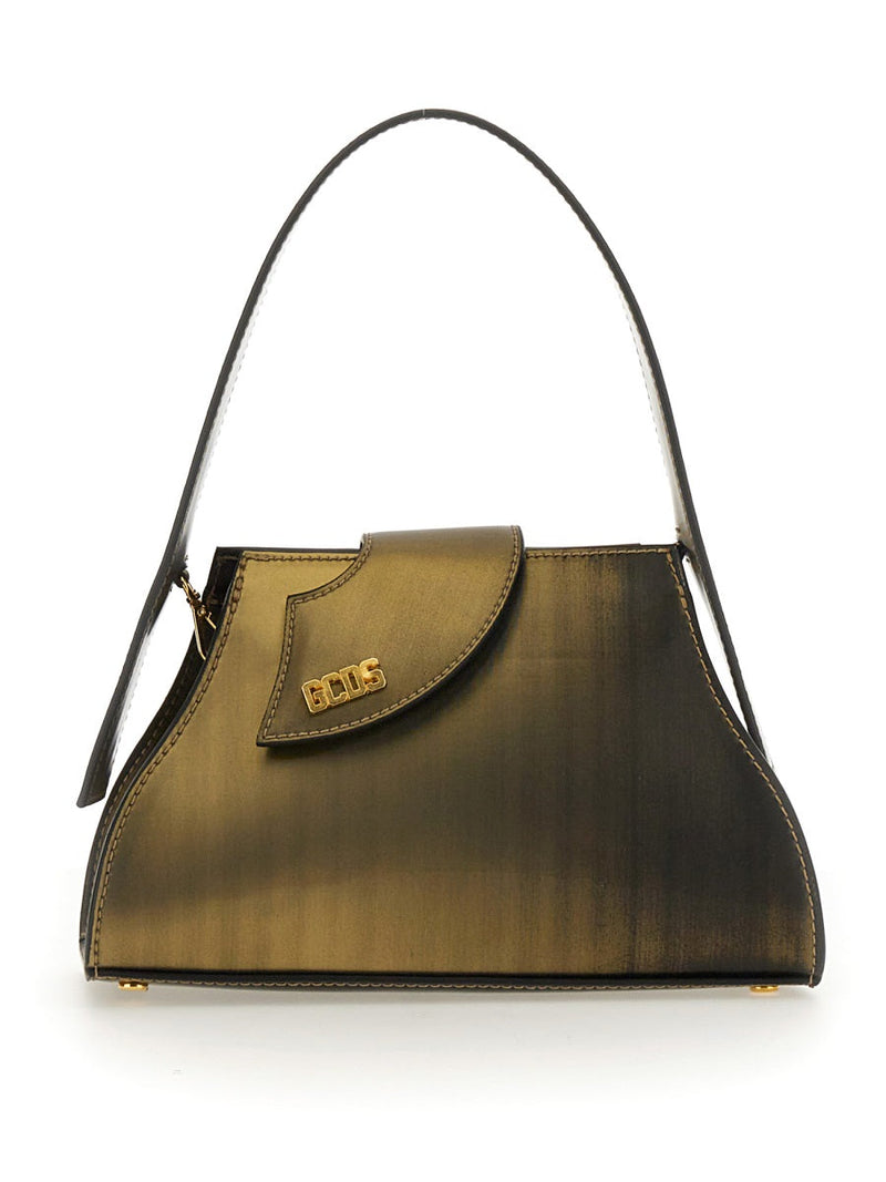 Gcds Comma Shoulder Bag — Black Tpu Polyurethane Other Fibres