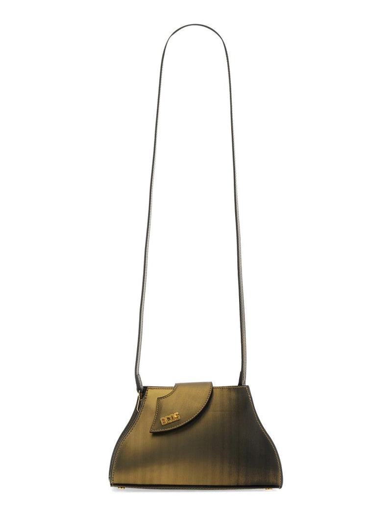 Gcds Comma Shoulder Bag — Black Tpu Polyurethane Other Fibres
