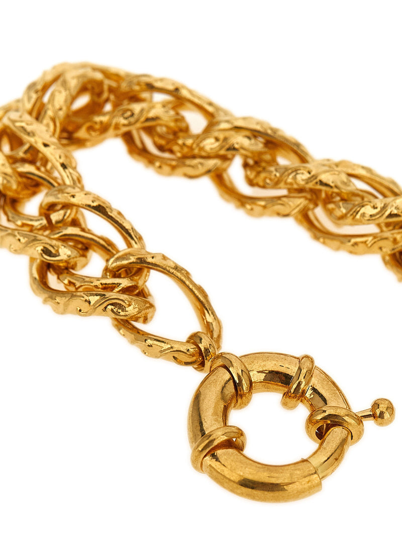 Saint Laurent Cassandre Bracelet — Gold Bracelets