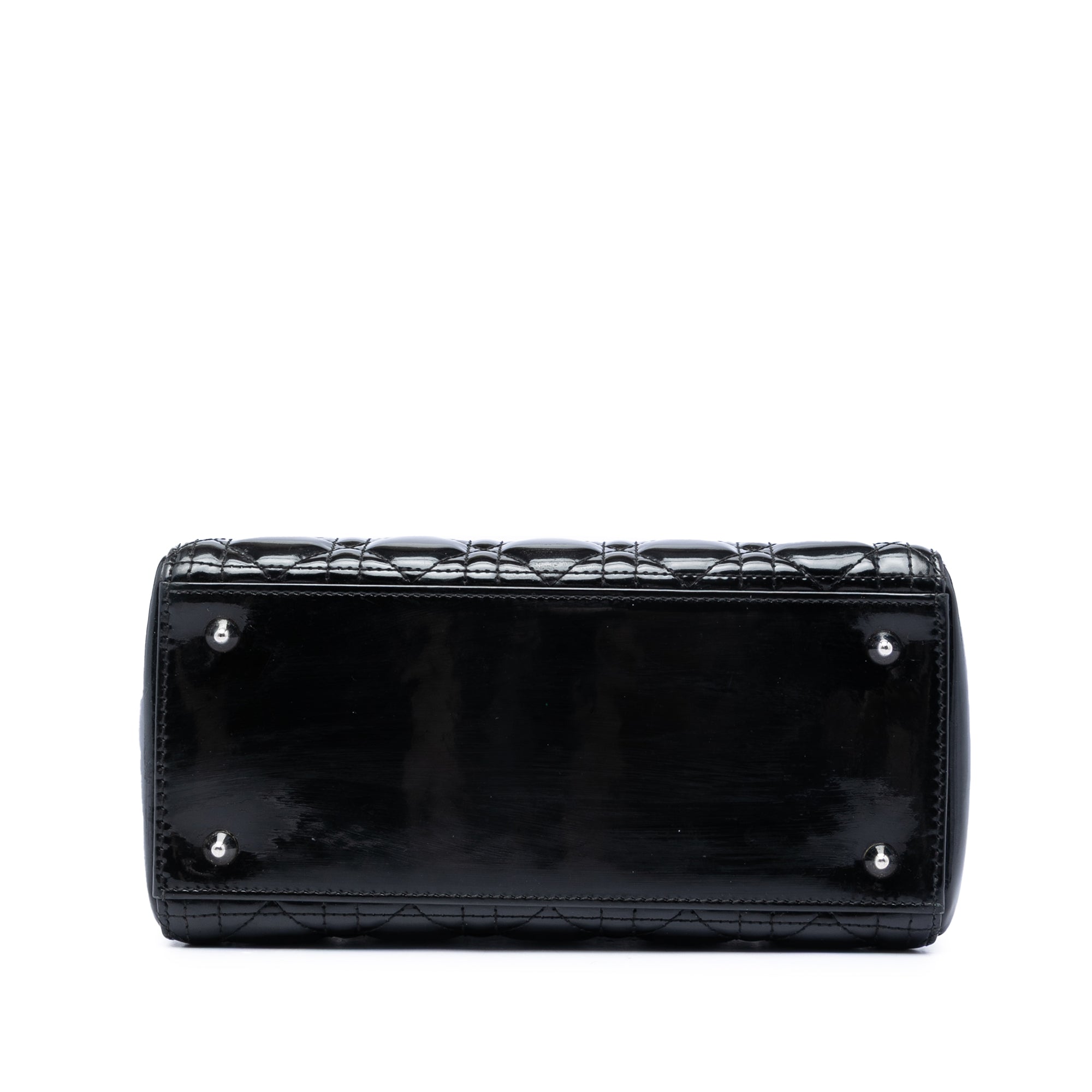 Medium Patent Cannage Lady Dior - Image 3
