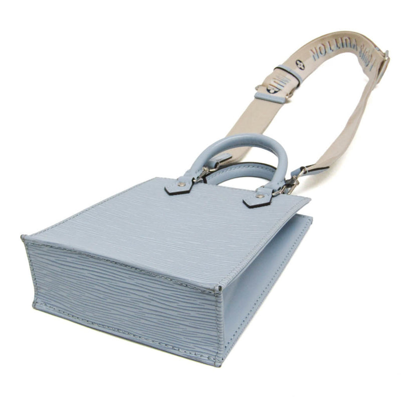 Louis Vuitton Petit Sac Plat Epi Leather Blue Bag