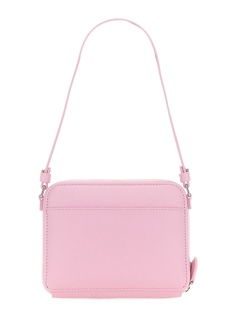 Courrèges Shoulder Bag — Pink Main Fabric: Vachette