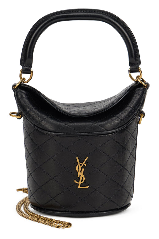 Saint Laurent Gaby Bucket Bag — Black