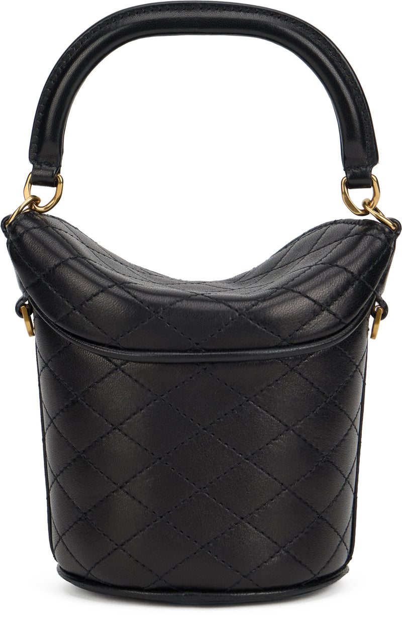 Saint Laurent Gaby Bucket Bag — Black