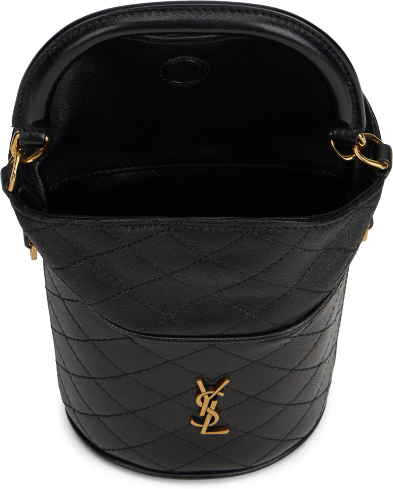 Saint Laurent Gaby Bucket Bag — Black