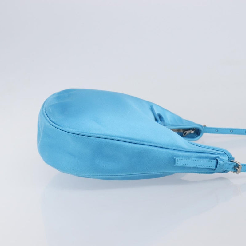 Balenciaga Leopolda Satin Blue Bag