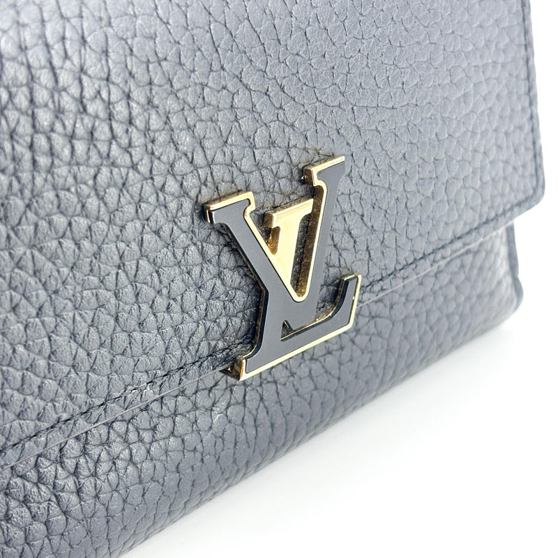 Louis Vuitton Capucines Taurillon Leather Black Accessory