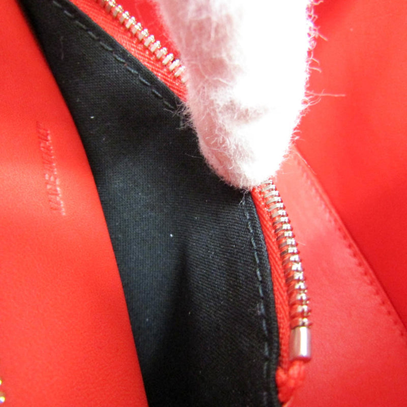 Balenciaga X Adidas Hourglass Top Handle Leather Red Bag