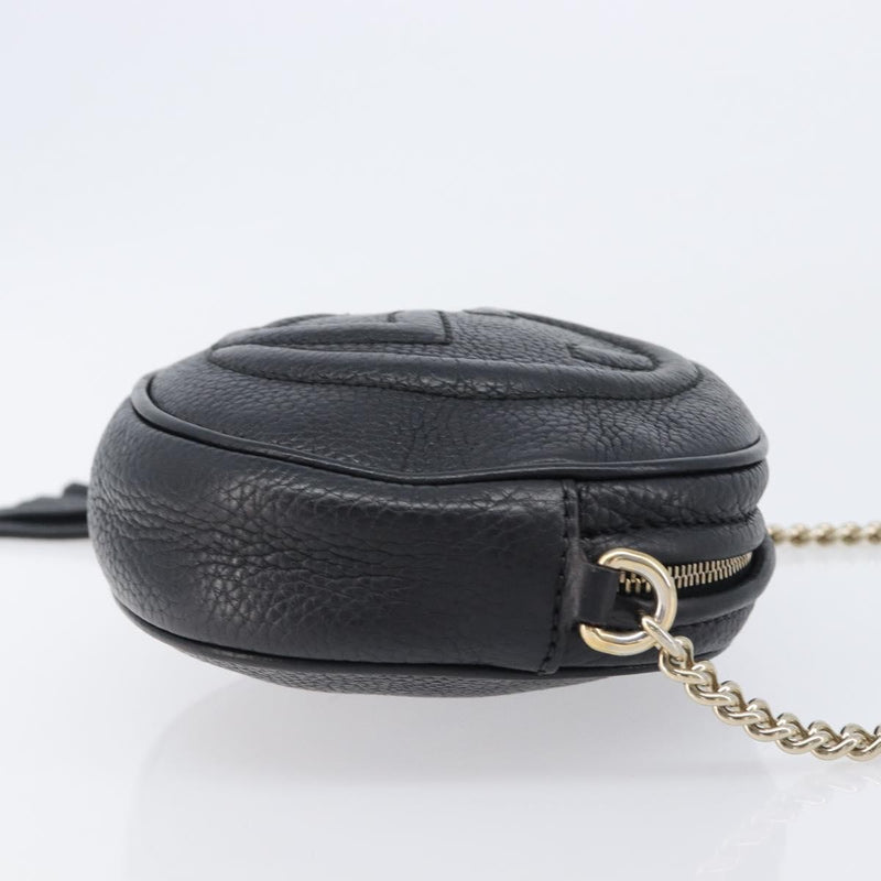 Gucci Soho Chain Leather Black Bag