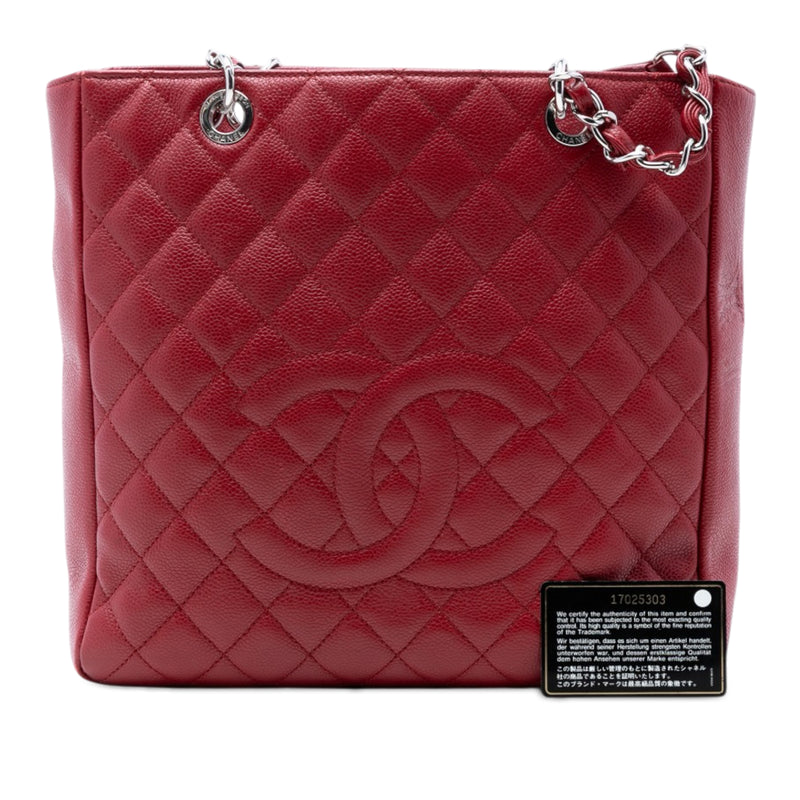 Caviar Vertical Grand Shopping Tote - Image 8