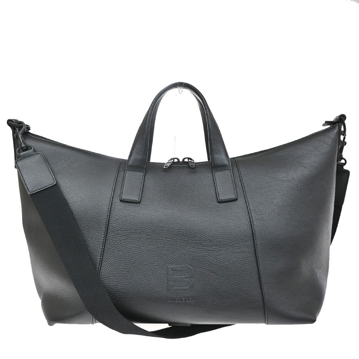 Balenciaga Hourglass Carryall Leather Black Bag