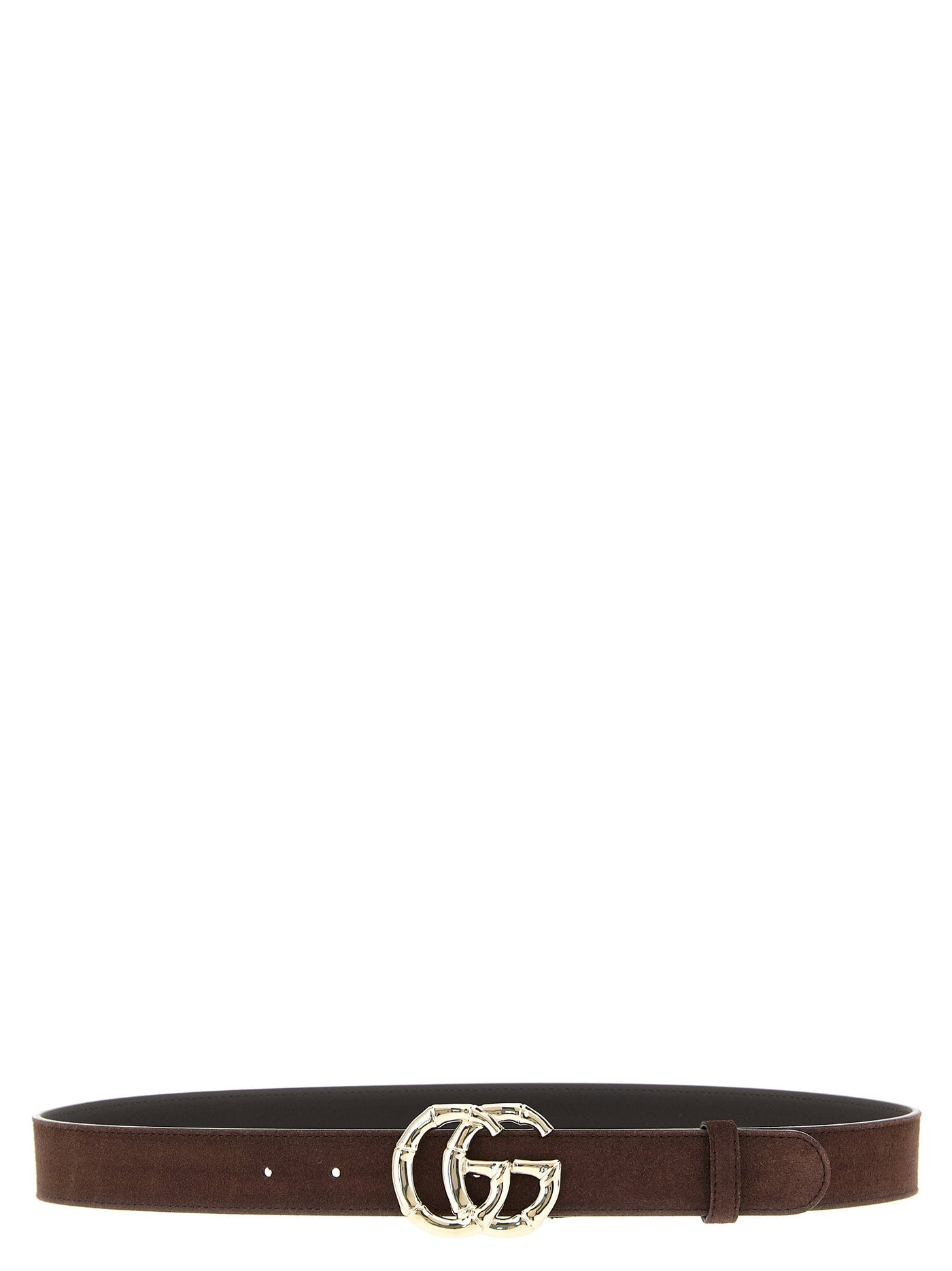 Gucci Marmont Belt — Brown Suede