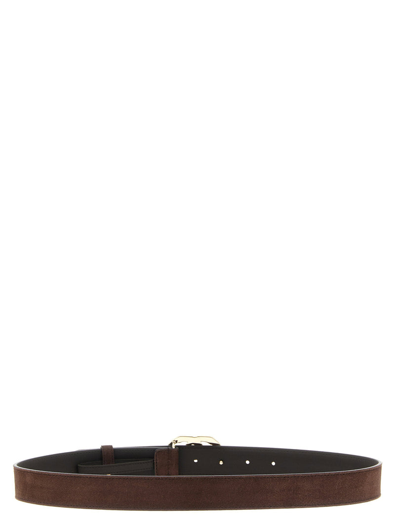 Gucci Marmont Belt — Brown Suede