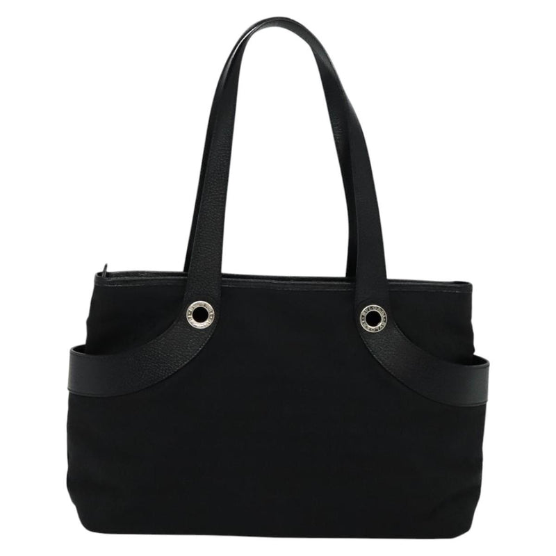 Bvlgari Logomania Canvas Black Bag