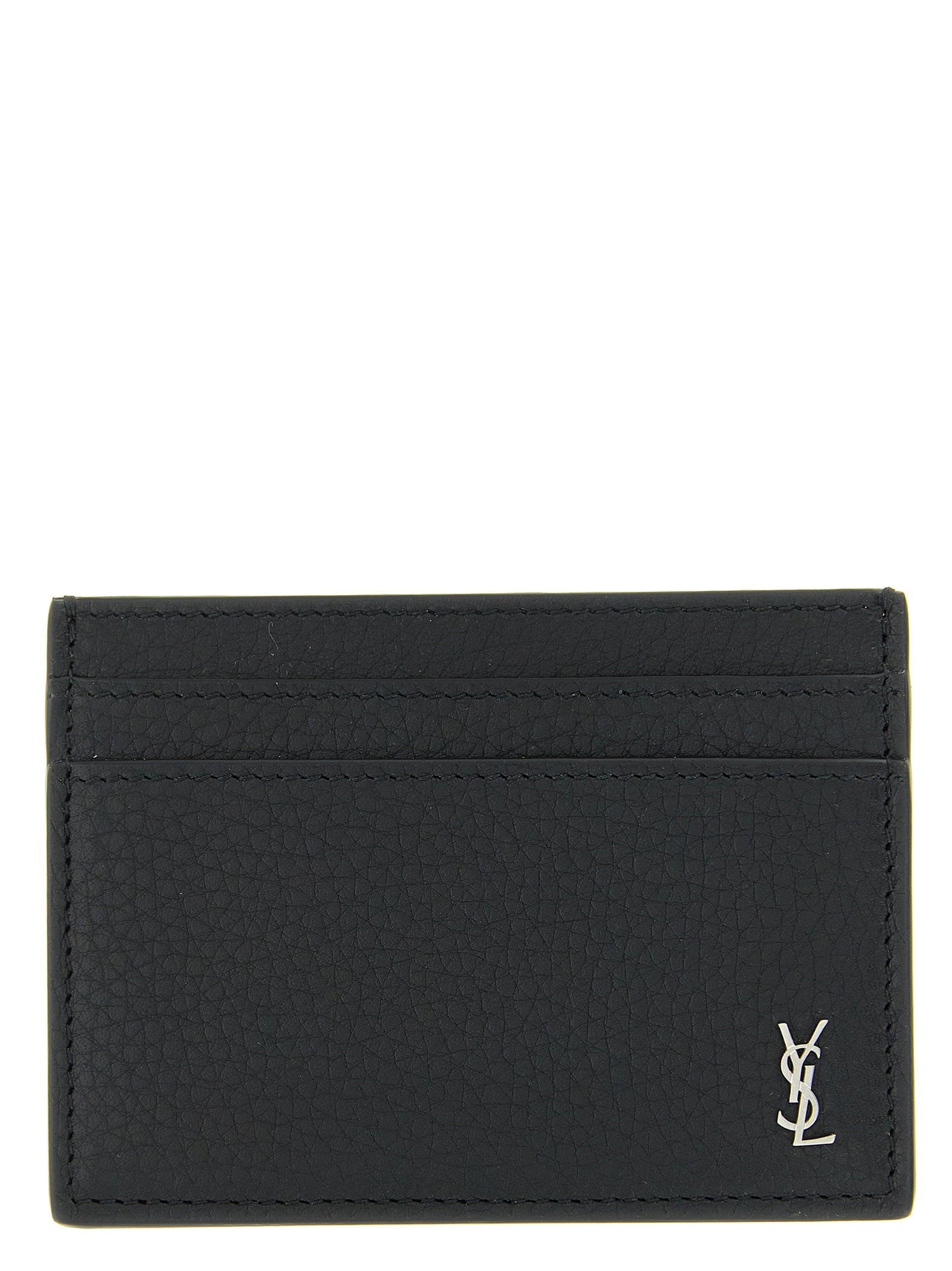 Saint Laurent Card Case — Black Leather Cases