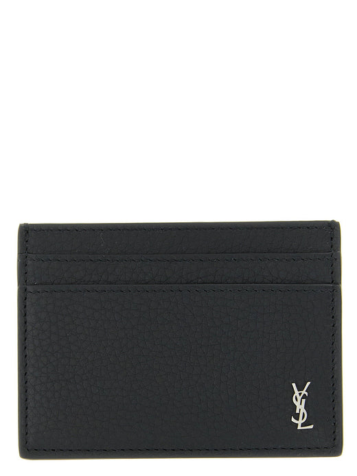 Saint Laurent Card Case — Black Leather Cases