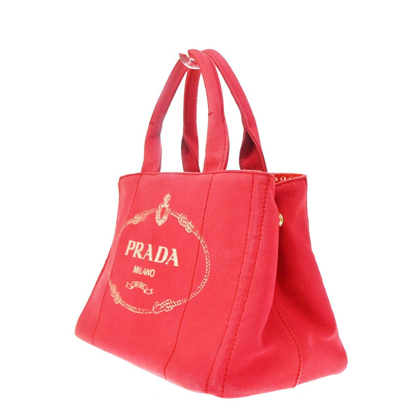 Prada Canapa Canvas Red Bag
