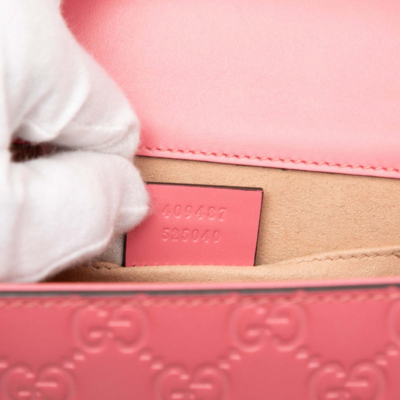 Small Guccissima Padlock Crossbody - Image 6