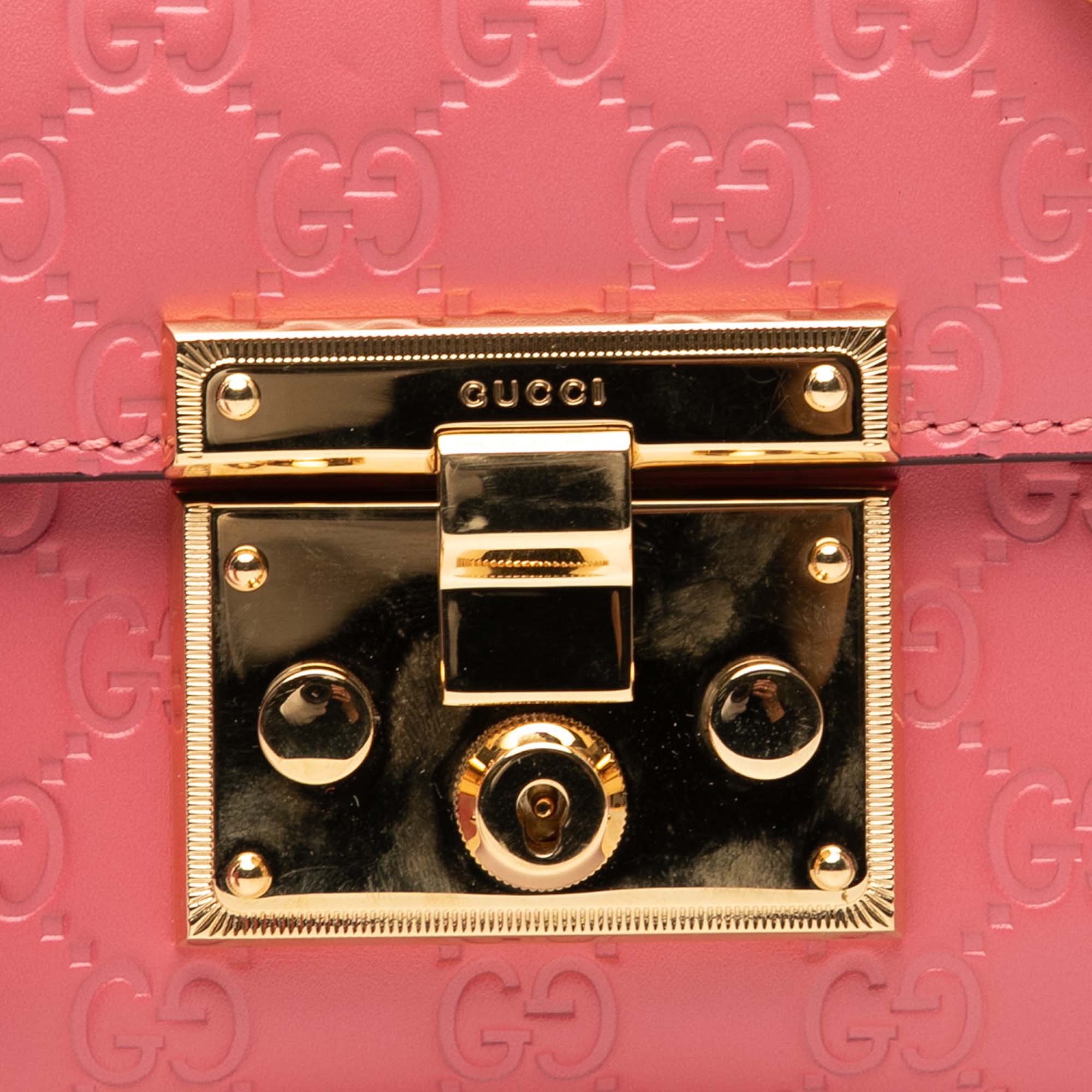 Small Guccissima Padlock Crossbody - Image 7