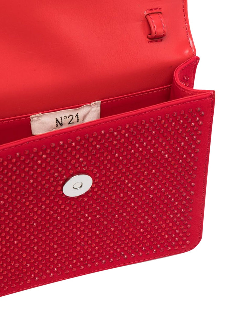 Nº21 Polyester Pouch Shoulder Bag — Red
