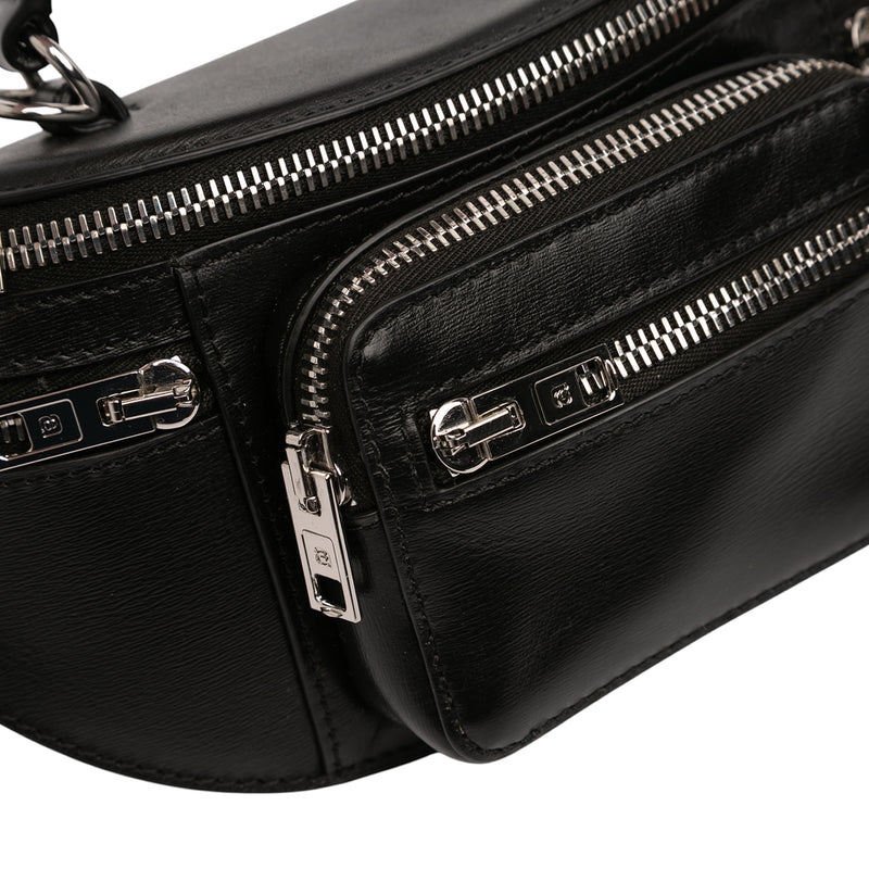 Mini Nappa Attica Soft Top Handle Bag - Image 9