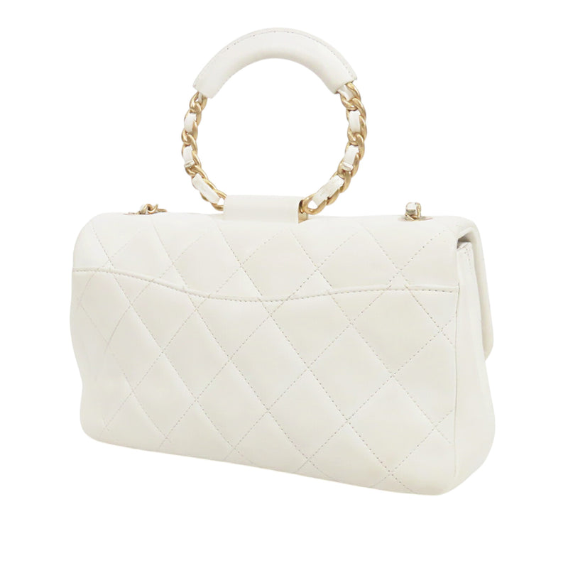 Medium Lambskin In The Loop Flap - Image 2