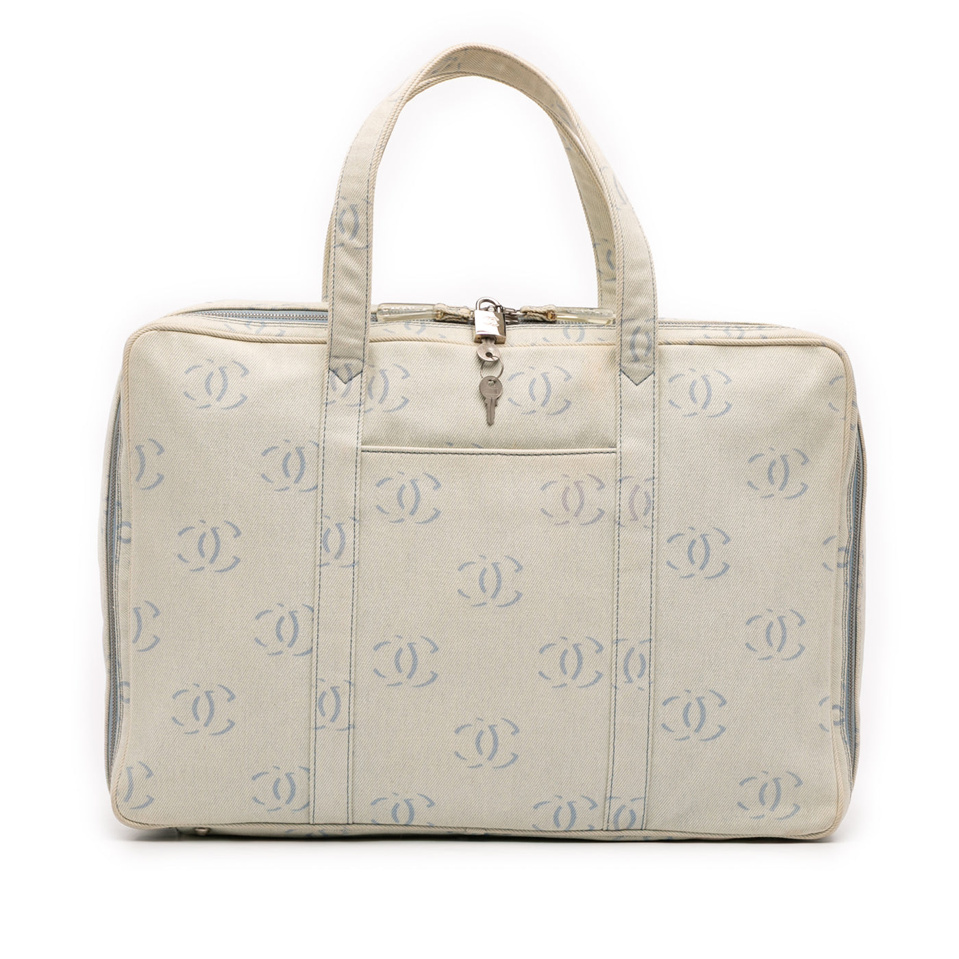 CC Denim Travel Bag - Image 1