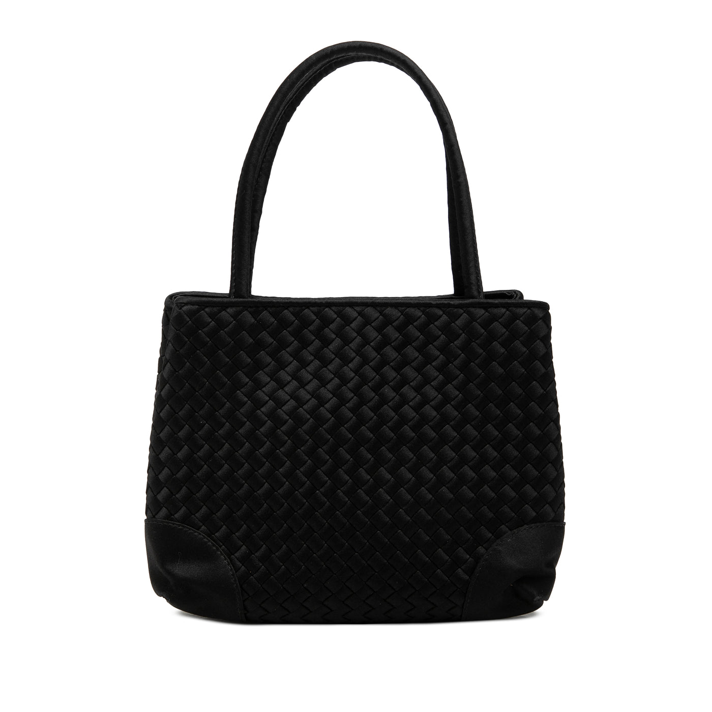 Mini Satin Intrecciato Tote - Image 1