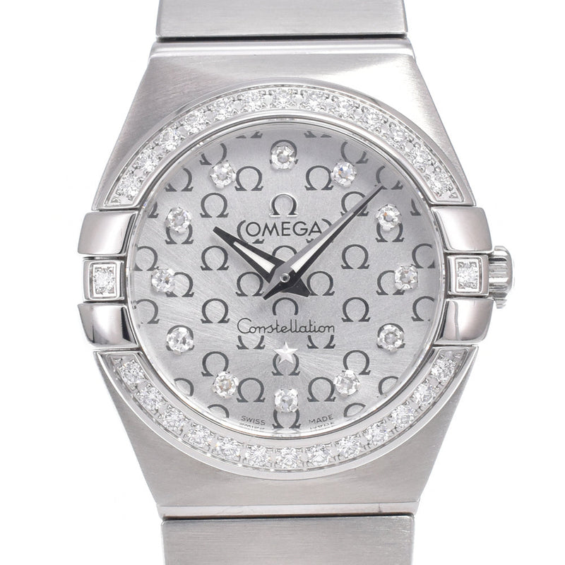 Omega Constellation Quartz Stainless Steel With Diamond Bezel And Markers Watches