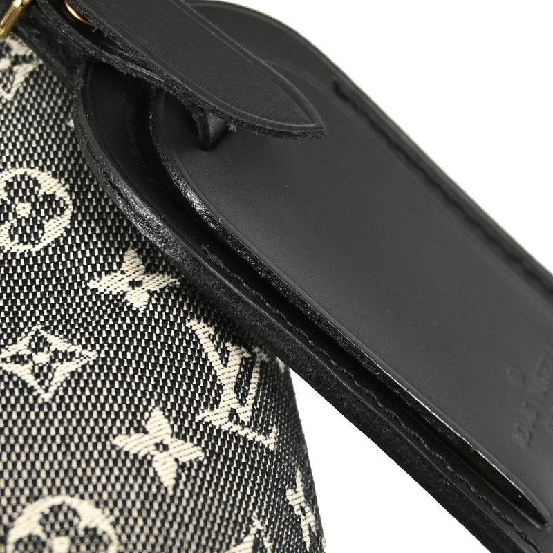Louis Vuitton Lucille Mini Lin Black Canvas Bag