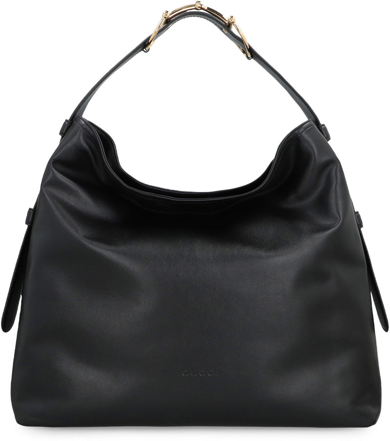 Gucci Beatrix Tote Bag — Black Leather