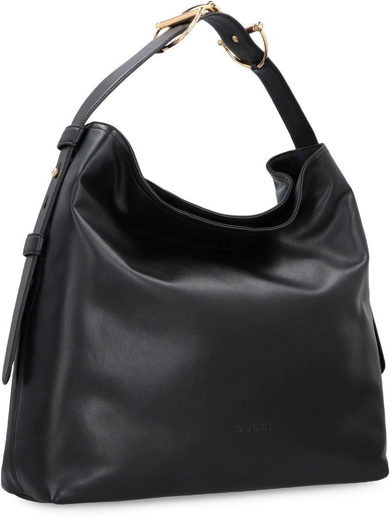 Gucci Beatrix Tote Bag — Black Leather