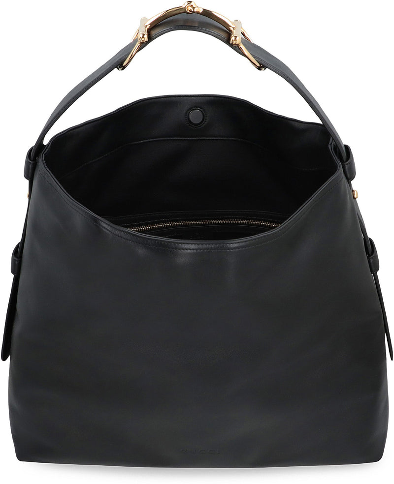 Gucci Beatrix Tote Bag — Black Leather
