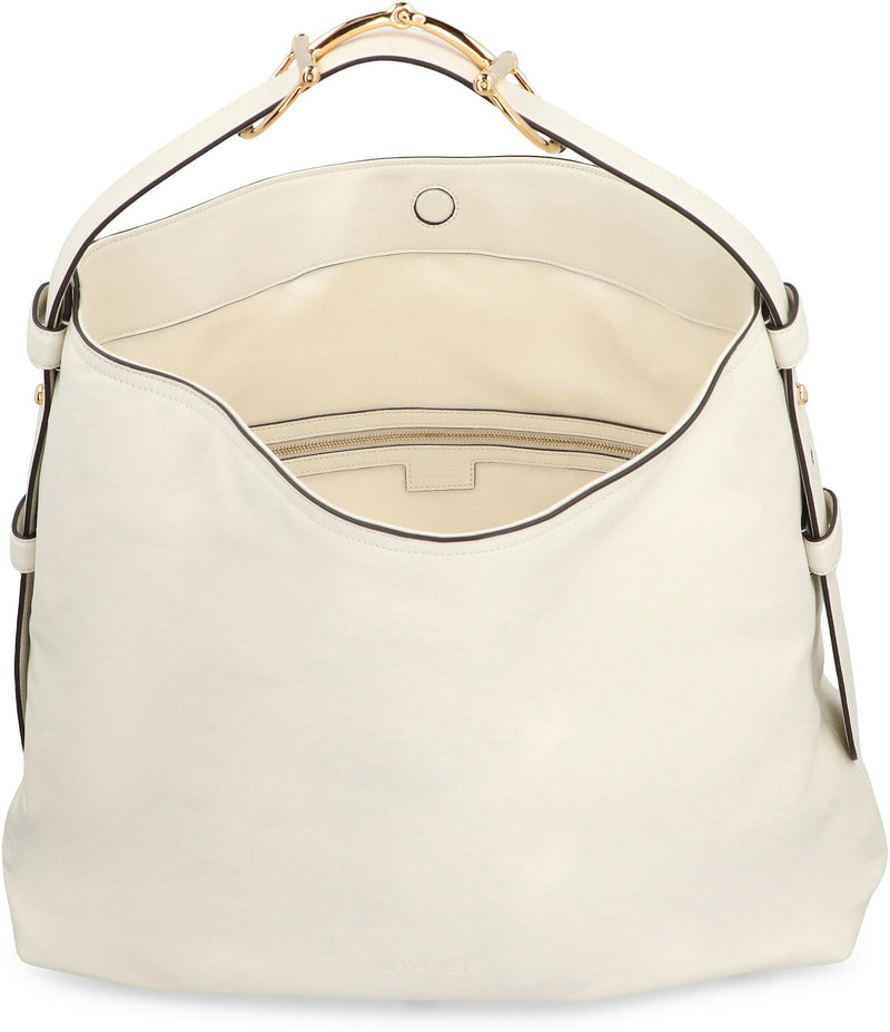 Gucci Beatrix Tote Bag — White Leather
