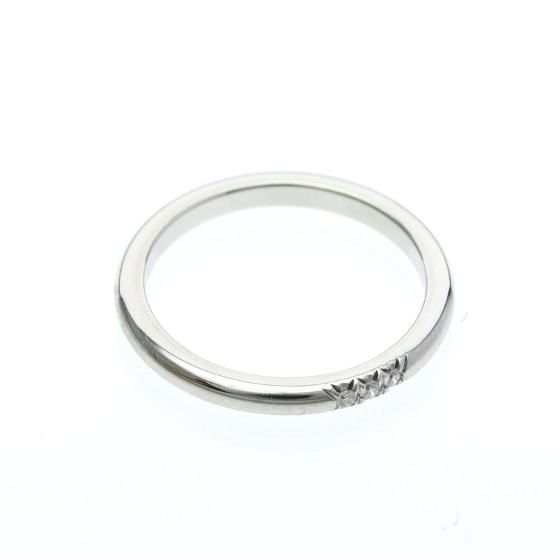 Tiffany & Co. Forever Wedding Band 950 Platinum With Diamonds Silver Bijoux