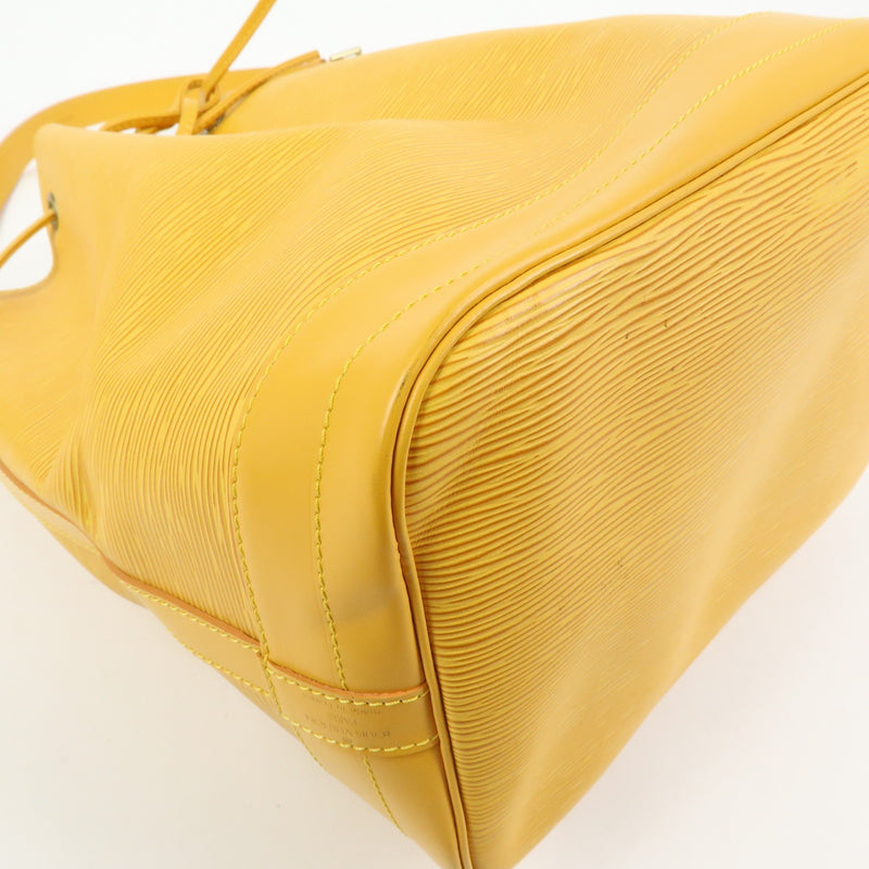 Louis Vuitton Noe Epi Leather Yellow Bag