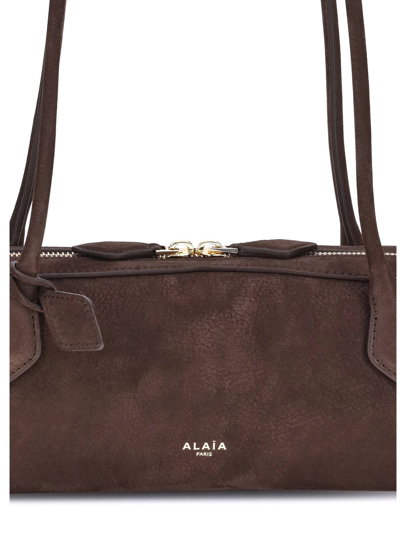Alaïa Le Teckel Shoulder Bag — Brown Calf Leather