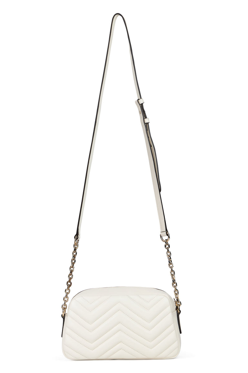 Gucci Crossbody Bag — White Lambskin