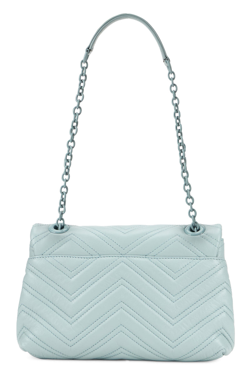Gucci Marmont Shoulder Bag — Blue Calf Skin