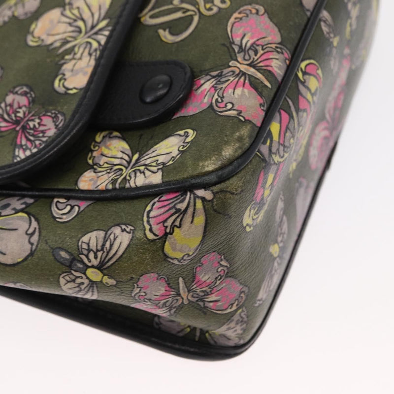 Loewe Messenger Printed Leather Green