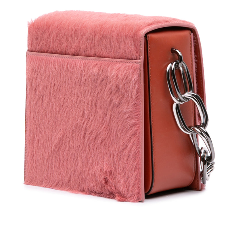 Shearling Chain Crossbody - Image 2