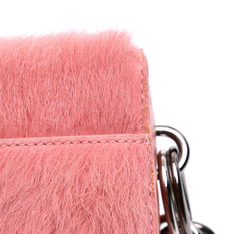 Shearling Chain Crossbody - Image 9