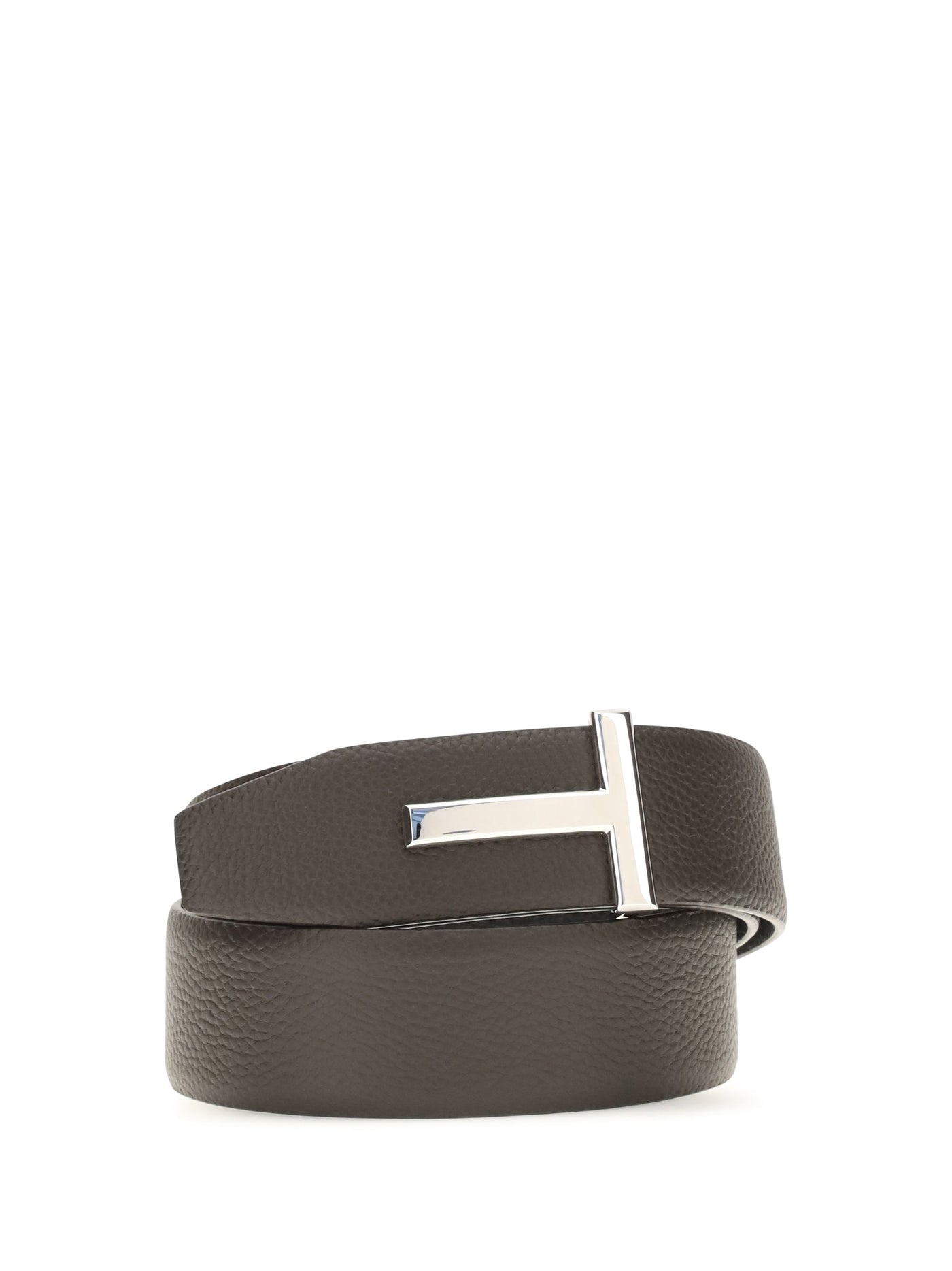 Tom Ford Reversible Leather Belt — Brown Calf Bos Taurus