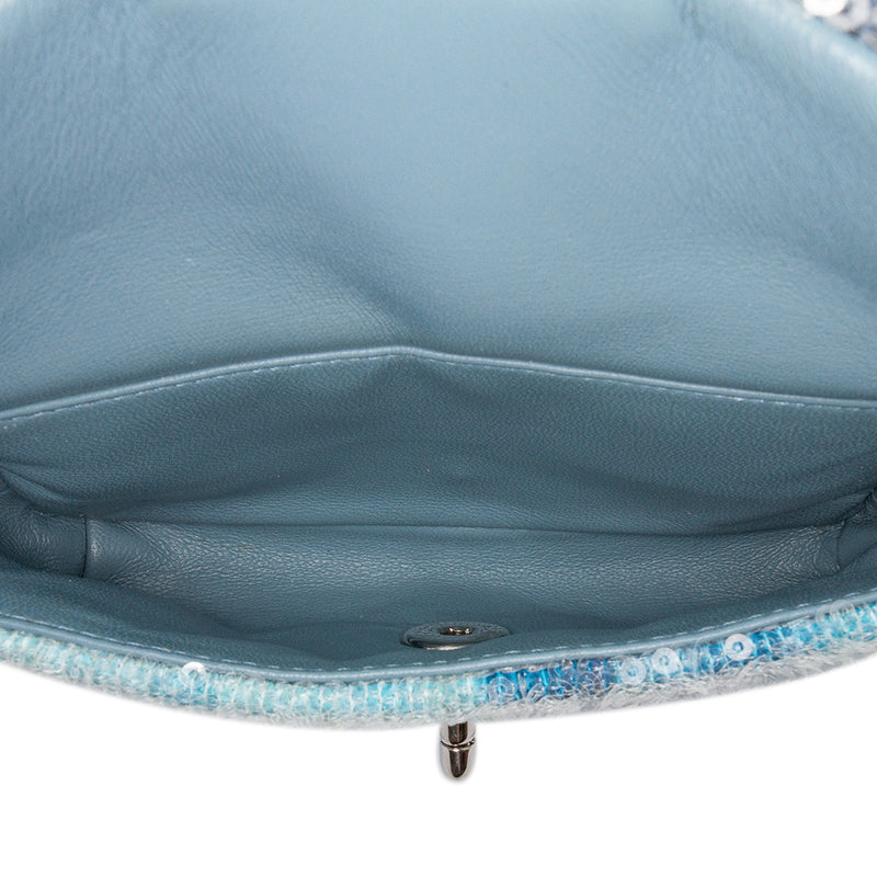 Mini Sequins and Lambskin Waterfall Backpack - Image 5