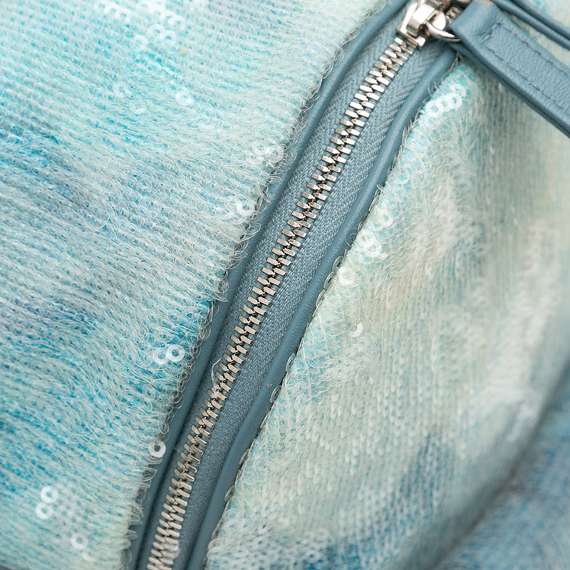 Mini Sequins and Lambskin Waterfall Backpack - Image 8