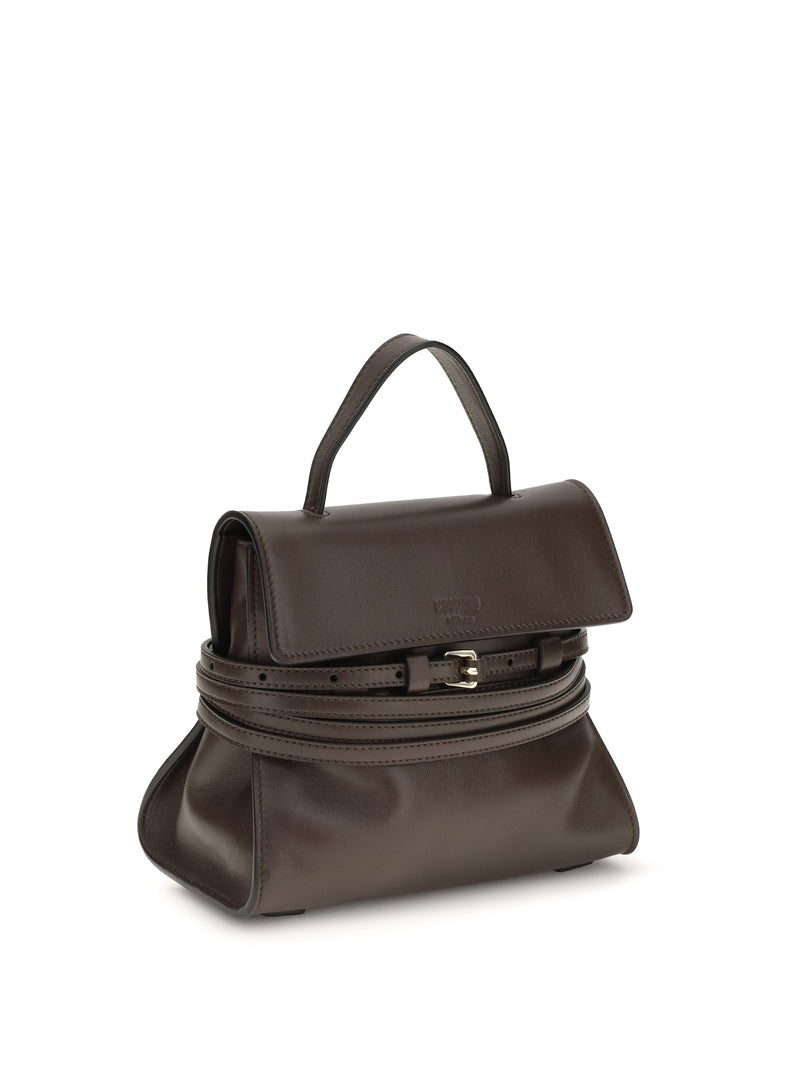 Moschino Shoulder Bag — Brown Goatskin (hircus Goatskin)