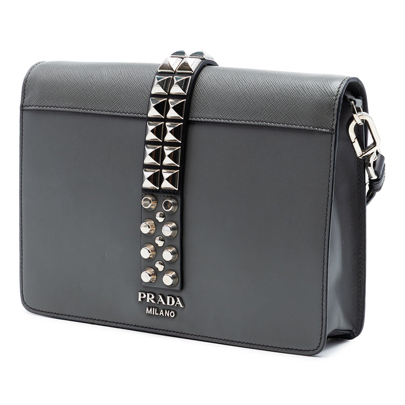 City Calf and Saffiano Elektra Crossbody - Image 2