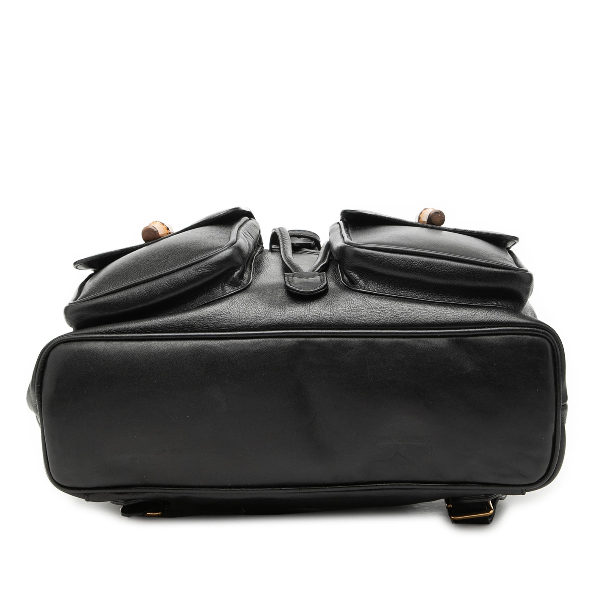 Calfskin Bamboo Drawstring Backpack - Image 3