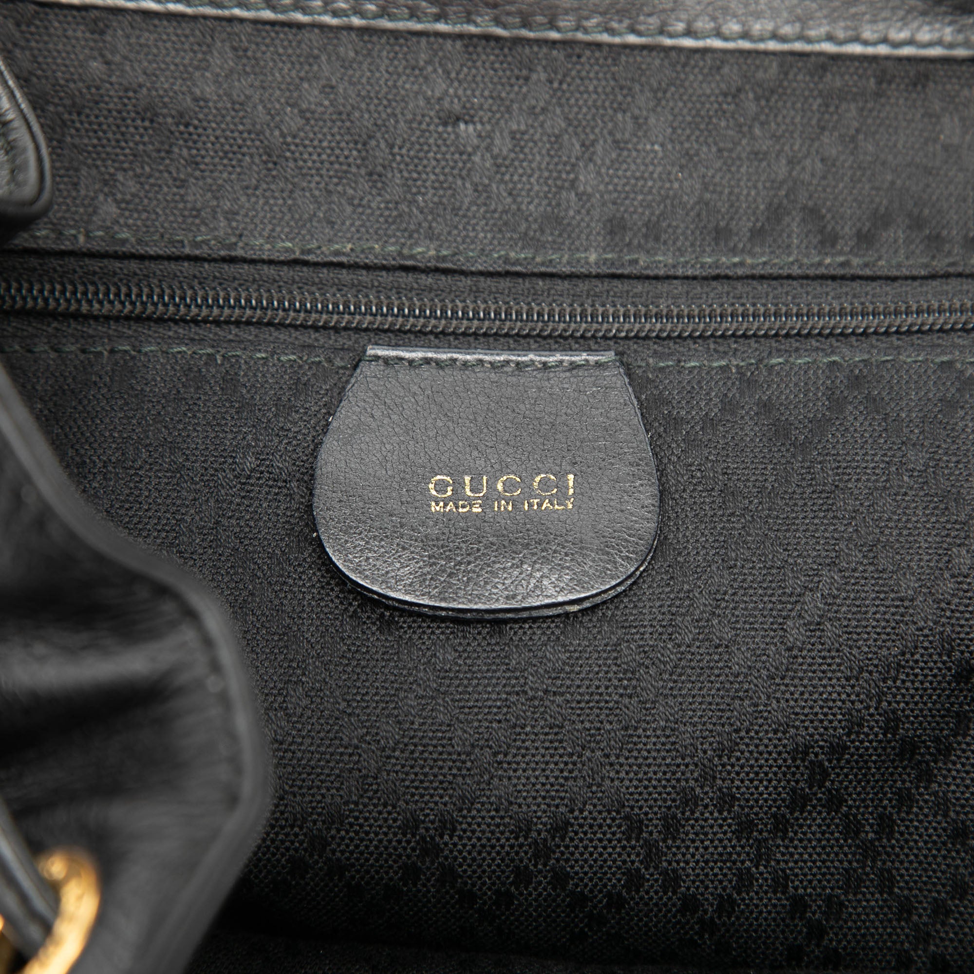 Calfskin Bamboo Drawstring Backpack - Image 5