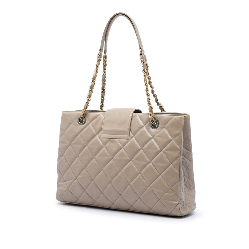 Quilted Glazed Calfskin Daily Walk Tote - Image 2